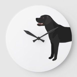 Grande Horloge Ronde Black Lab