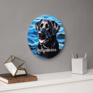 Grande Horloge Ronde Black Lab & Lake