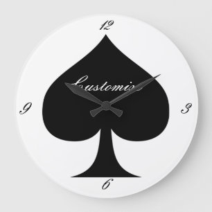 Grande Horloge Ronde Black Queen of Spades Black Thunder_Cove