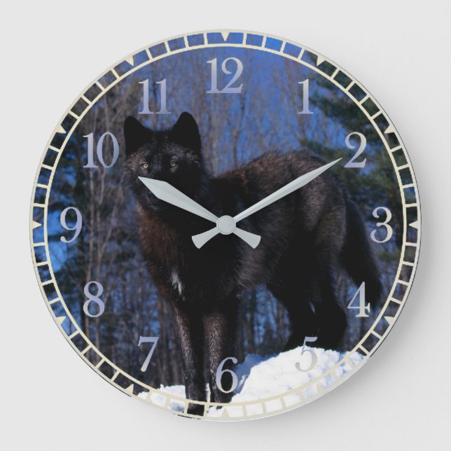 Grande Horloge Ronde Black Wolf (Recto)
