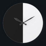 Grande Horloge Ronde Blanc et noir moderne<br><div class="desc">Notre design est le meilleur choix pour vous</div>