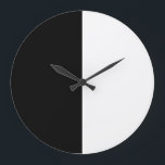 Grande Horloge Ronde Blanc et noir moderne<br><div class="desc">Notre design est le meilleur choix pour vous</div>