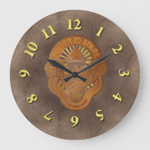 Grande Horloge Ronde Blason de la 59e brigade d'ordonnance - aspect cui