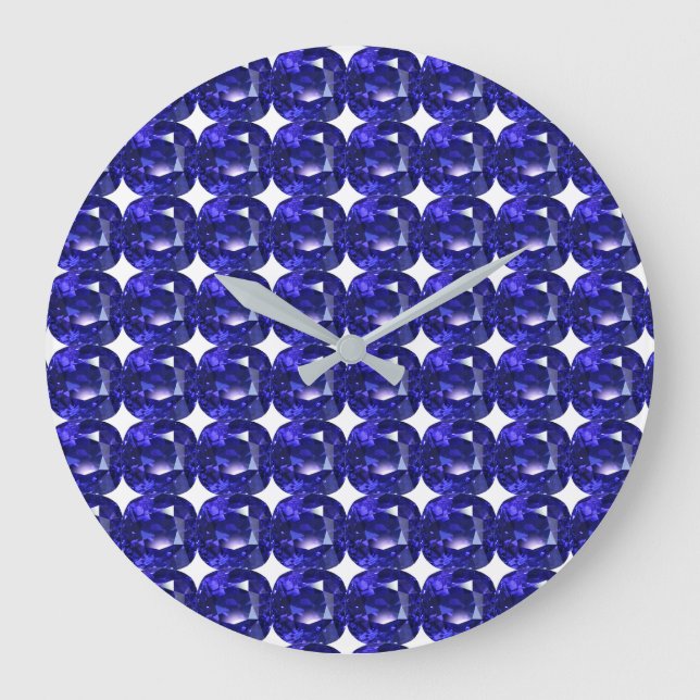 Grande Horloge Ronde Bleu profond (Recto)
