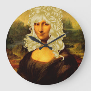 Grande Horloge Ronde Blonde Mona Lisa
