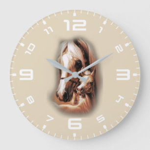 Grande Horloge Ronde Blondes de l'Ouest