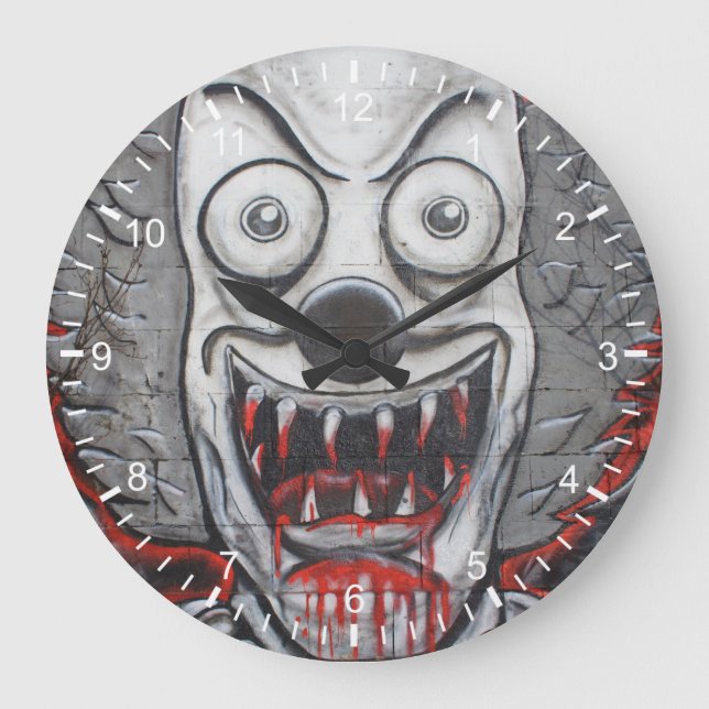 Grande Horloge Ronde Bloody Clown (Recto)