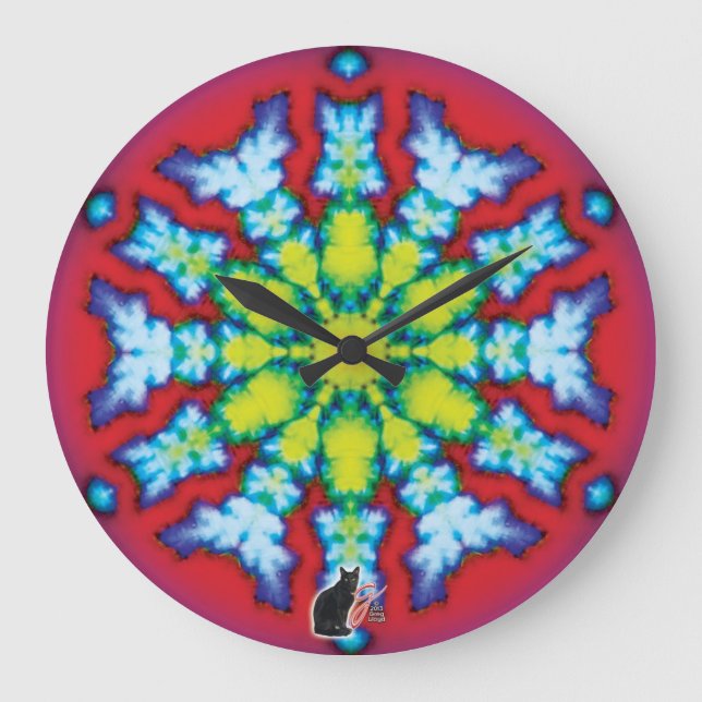 Grande Horloge Ronde Bloom Kaleidoscope (Recto)