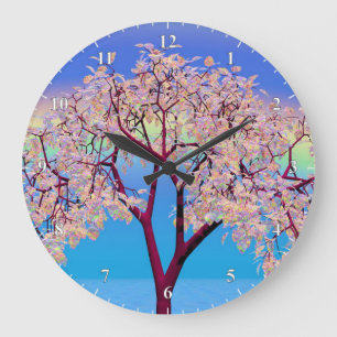 Grande Horloge Ronde Blossom Tree