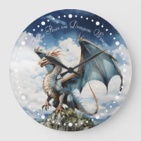 Blue Celtic Viking Dragon Magique Fairytale