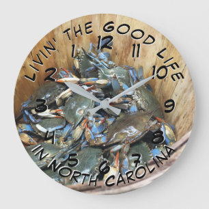 Grande Horloge Ronde Blue Crab Season in North Carolina