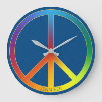 Blue Jeans Texture Arc-en-ciel Nom de paix personn