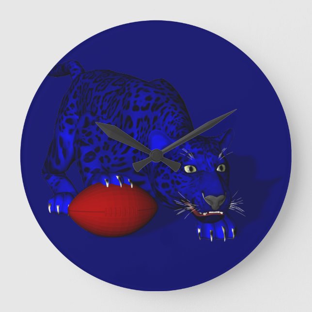 Grande Horloge Ronde Blue Panther (Recto)