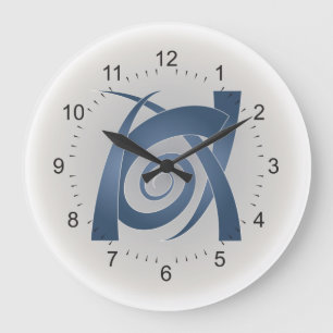 Grande Horloge Ronde Blue stone