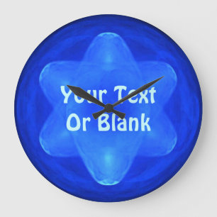 Grande Horloge Ronde Bluestar Fractal