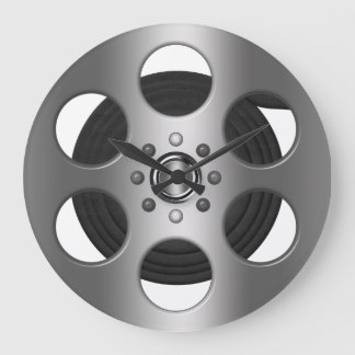 Grande Horloge Ronde bobine de film (imprimé plat)