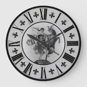 Grande Horloge Ronde Bock Beer Barmaid et la danse de chèvre ~ * ~
