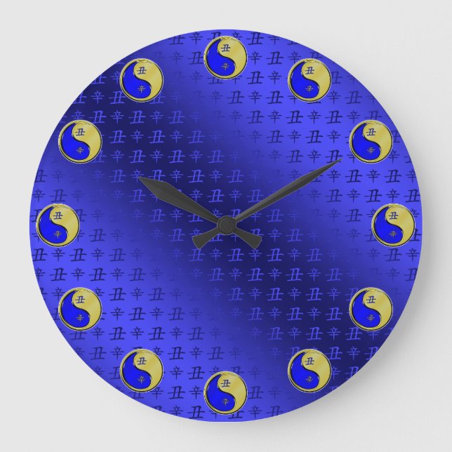 Grande Horloge Ronde Bœuf de Métal (Recto)
