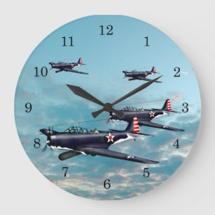 Grande Horloge Ronde Bombe de torpille dévastatrice 1942 Pacifique