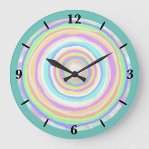 Grande Horloge Ronde Bonbons de coupe Jawbreaker