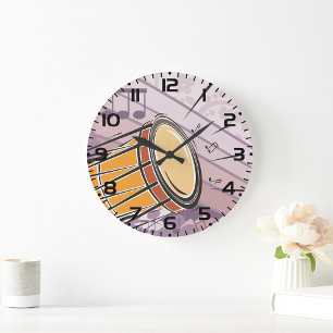 Grande Horloge Ronde Bongo Drum Music