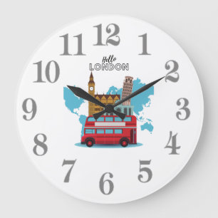 Grande Horloge Ronde Bonjour Londres