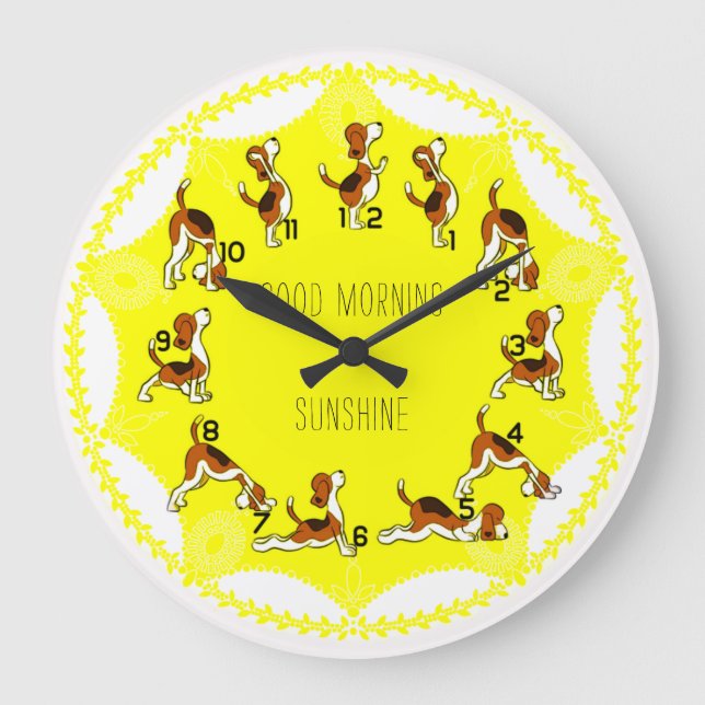 Grande Horloge Ronde Bonjour soleil (Recto)