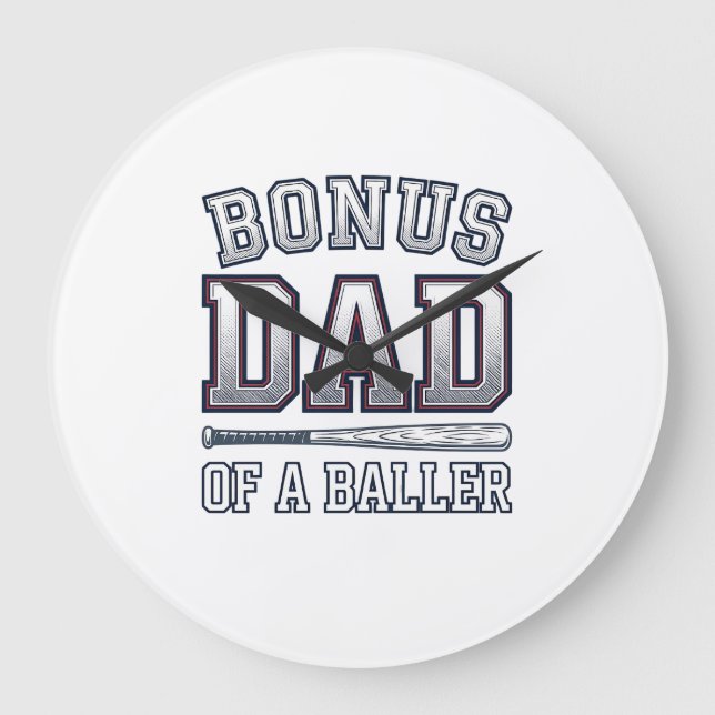 Grande Horloge Ronde Bonus Dad of a Baller Vintage Sports Shirt Design_ (Recto)