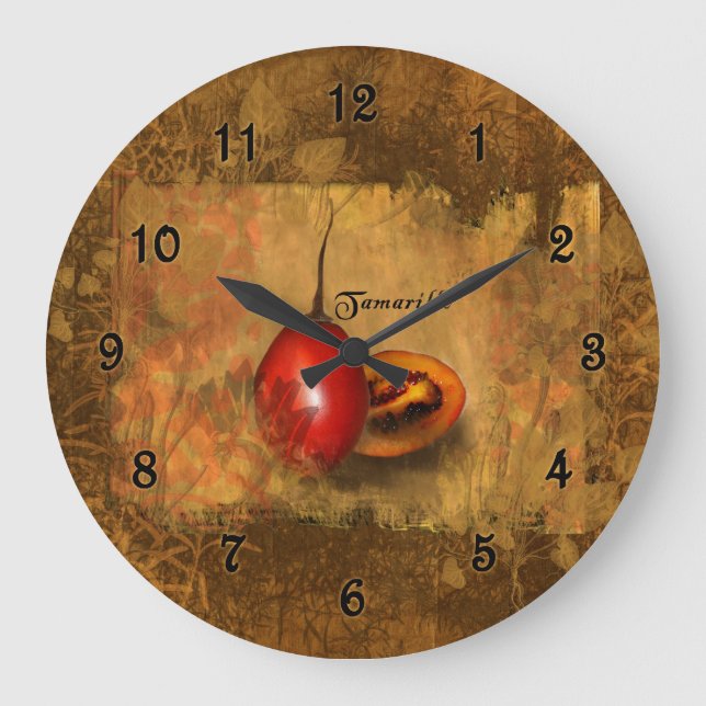 Grande Horloge Ronde Botanique Tamarillo (Recto)