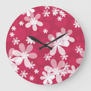 Grande Horloge Ronde Bouches blanches