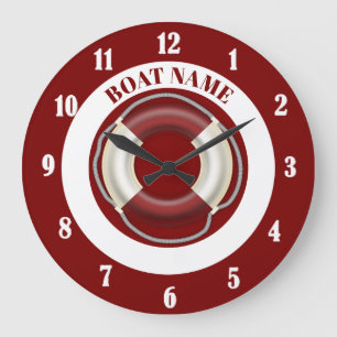 Grande Horloge Ronde Bouée de sauvetage