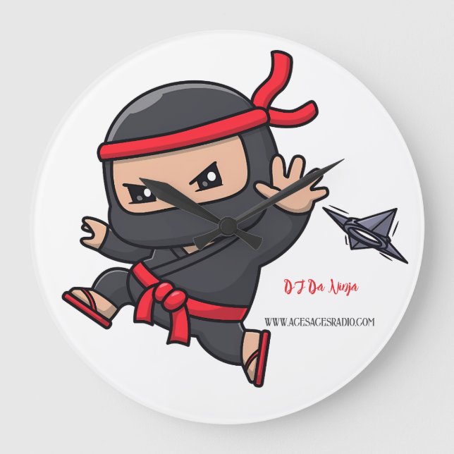 Grande Horloge Ronde Bouteille d'eau (Recto)