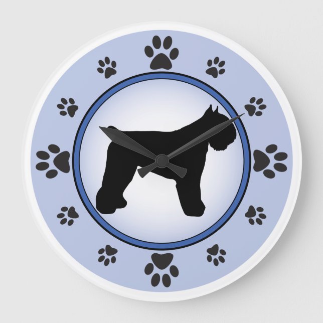 Grande Horloge Ronde Bouvier des Flandres (Recto)