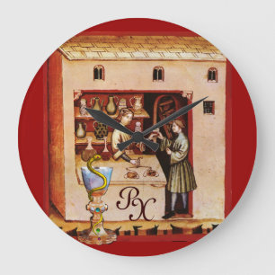 Grande Horloge Ronde BOWL OF HYGEIA MONOGRAM Medicine, Pharmacie