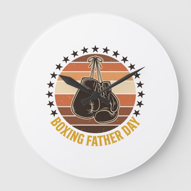 Grande Horloge Ronde Boxing Father Day Vintage Gloves Shirt Design_1 (Recto)