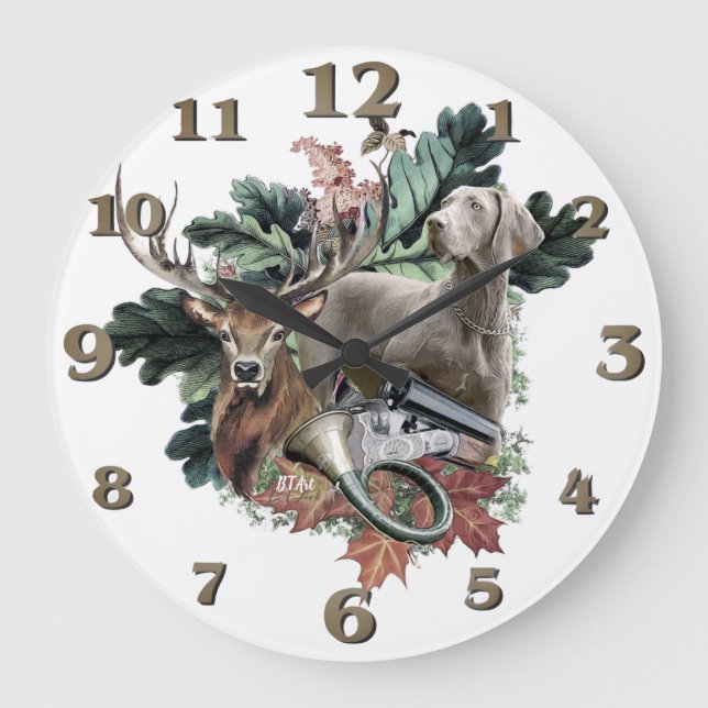 Grande Horloge Ronde  Braque de Weimar  (Recto)
