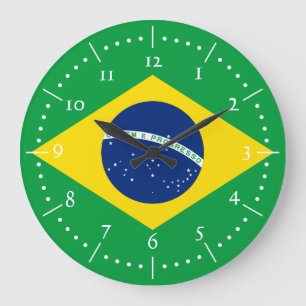 Grande Horloge Ronde Brazil national flag