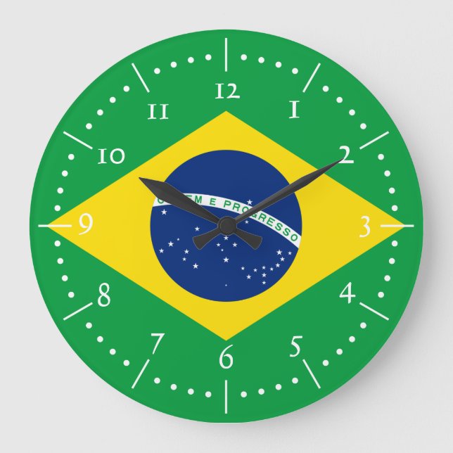 Grande Horloge Ronde Brazil national flag (Recto)