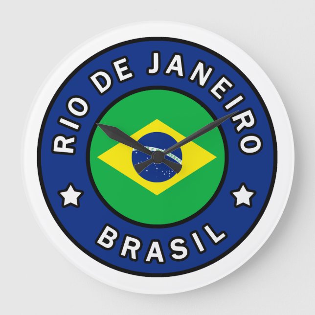 Grande Horloge Ronde Brésil de Rio de Janeiro (Recto)