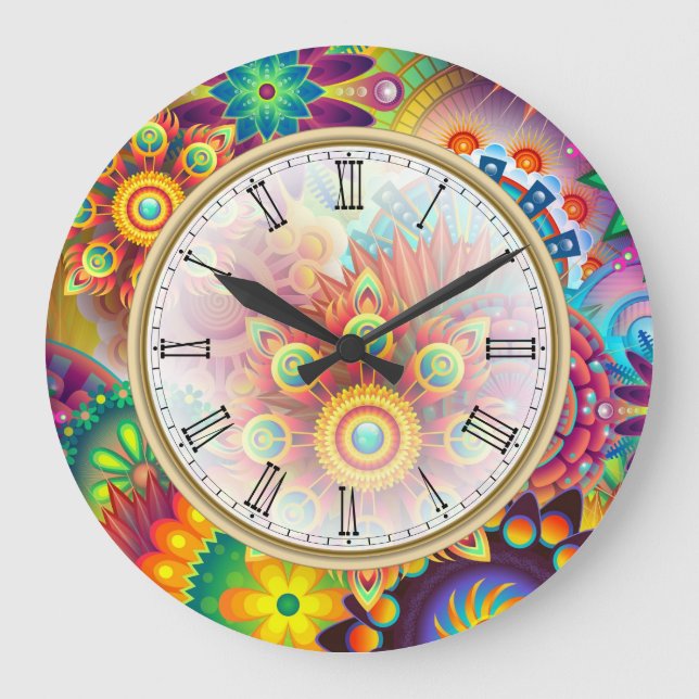 Grande Horloge Ronde Bright Bold Colors (Recto)