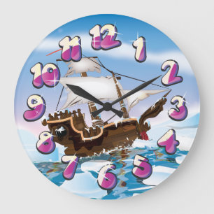 Grande Horloge Ronde Brise-glace