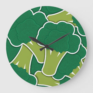 Grande Horloge Ronde Brocoli