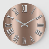 Bronze Beige Gris Métal Gris Argent Roman Nombre