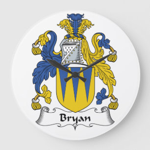 Grande Horloge Ronde Bryan Family Crest