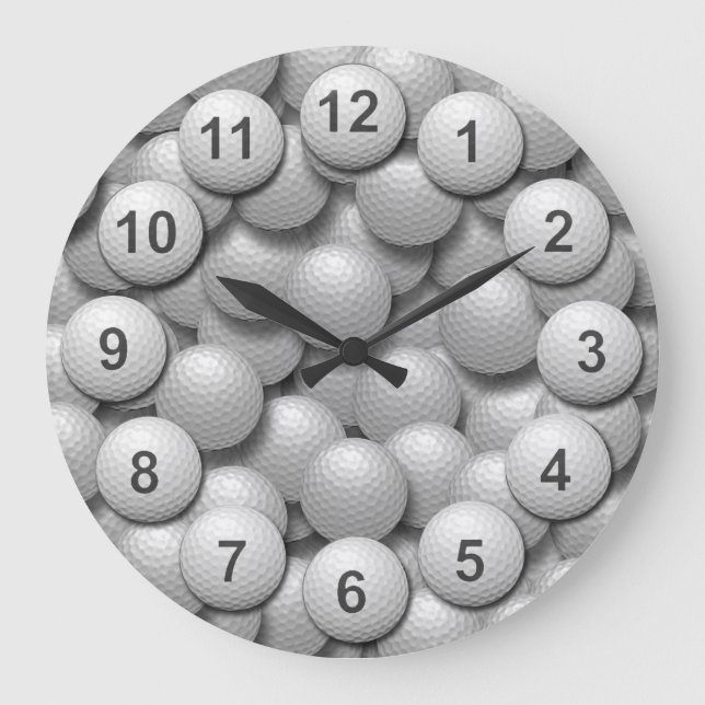 Grande Horloge Ronde Bucket Golf Practice Ball. (Recto)