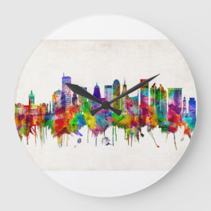 Grande Horloge Ronde Buffalo New York Skyline