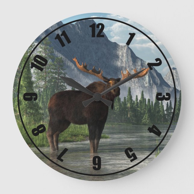 Grande Horloge Ronde Bull Moose (Recto)