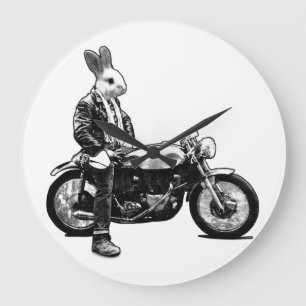 Grande Horloge Ronde Bunny Biker