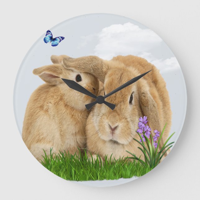 Grande Horloge Ronde Bunny rabbitt (Recto)