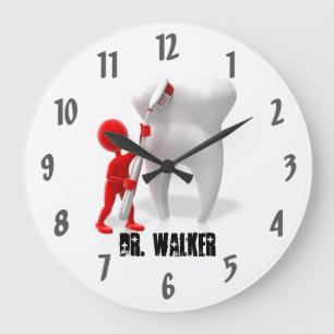 Grande Horloge Ronde Bureau des dentistes professionnels